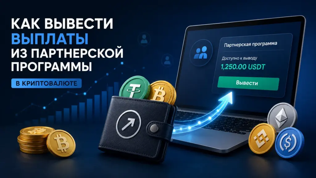 Как вывести выплаты из партнерской программы в криптовалюте