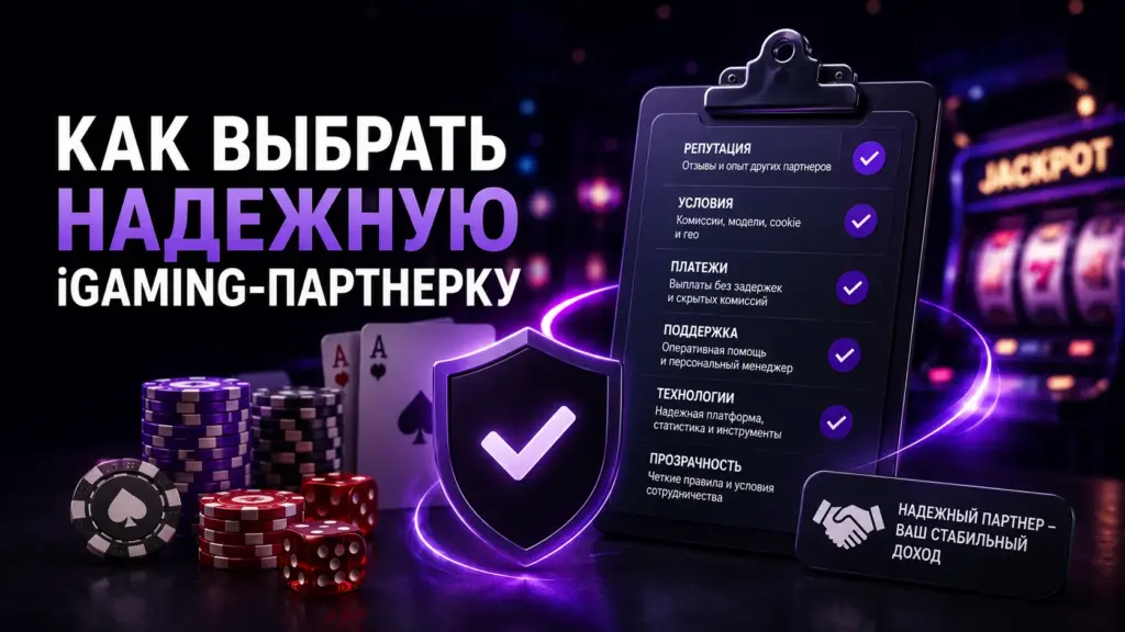 Как выбрать надежную iGaming-партнерку